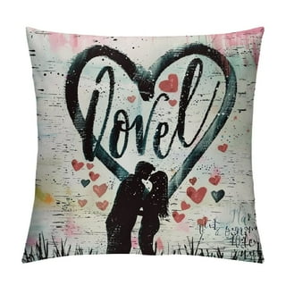 Love you more pillow walmart deals