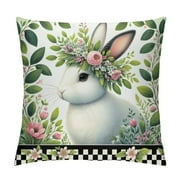 Erxjss XHome Throw Pillow Covers  Farmhouse Decorations Cushion Cover Zippered Square Pillowcase for Bedroom Living Room Sofa Couch