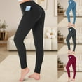 thumbnail image 1 of Eryao Buttery Soft Full Length Leggings for Women High Waisted Tummy Control Workout Yoga Pants with Pockets,Wine XXXXXL, 1 of 9