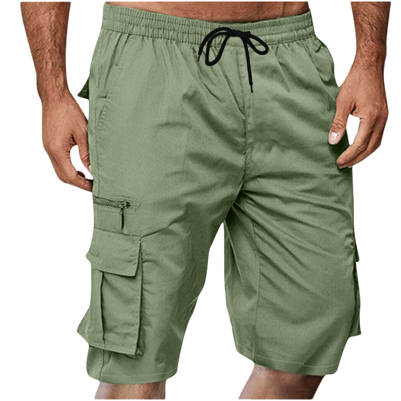 Eryao-Elastic-Waist-Cargo-