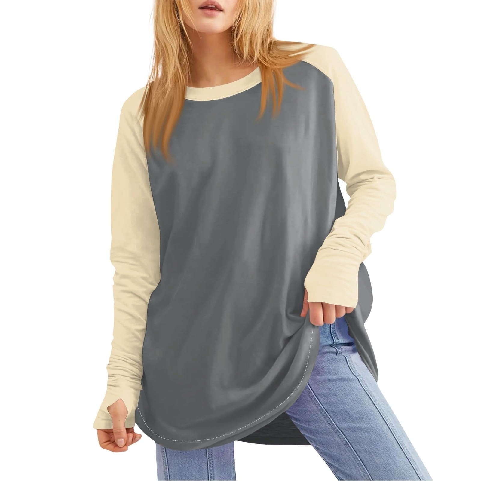 Look At The Time - Thumbhole Raglan