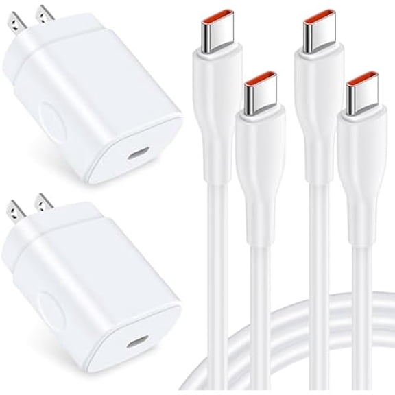 Eryueer 25W Super Fast Charger Box Type C Fast Charging Block Compatible with Google Pixel 10a/10 Pro/10 Pro XL/10 Pro Fold/9a/9/8a/7,USB C Plug+6FT USB C to C Cable Compatible with Samsung Galaxy