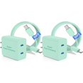 thumbnail image 1 of Eryueer 45W Dual Port Super Fast Charger with Long USB C to C Cable 10ft,Type C Wall Charger Block and Android Phone Charging Cord Compatible with Samsung Galaxy S26 Plus/S25, 1 of 1