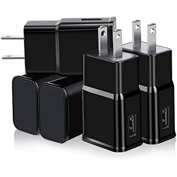 Eryueer 5-Pack Type C Charger Fast Charging Block, Android Phone Rapid USB Wall Charger Compatible with Samsung Galaxy S21/S20/S10/S10e/S10 Plus/S9/S9 Plus/S8/S8 Plus/S7/S6/Note 10/Note 9/Note 8,LG