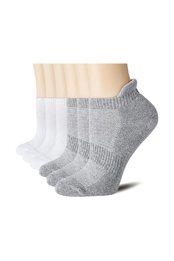 6 Pairs Ankle Athletic Running Socks Low Cut Sports Tab Socks for Men and Women