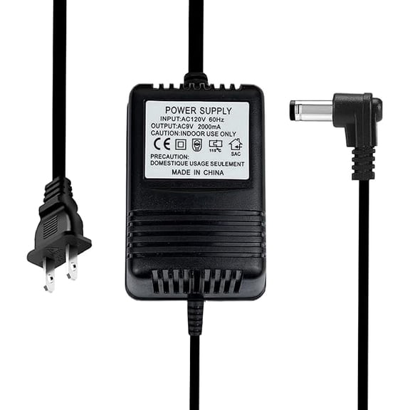 Eryueer 9V AC Power Supply for Line 6 POD GO Live DL4 Digitech RP GNX Multi Delay Pedal Guitar Processor, Compatible with Johnson PSS3120 J-Station, GNX3000, Genesis-3