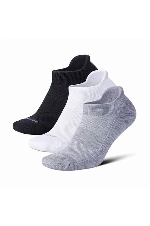 Ankle Compression Socks for Women and Men, Bamboo Viscose Low Cut Cushioned Athletic Running Socks