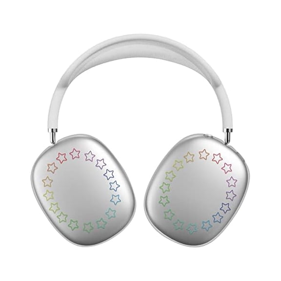 Eryueer Case Cover compatible with AirPods Max, Painted Soft TPU Anti-Scratch Protective Ear Cups Case compatible with Apple Airpods Max Headphones (Ring Star)