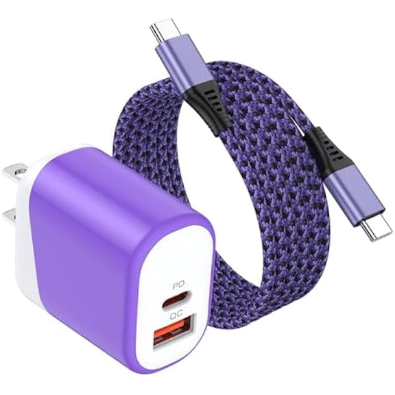 Eryueer Compatible with iPhone 17e 17 Pro Max, Charging Block Brick Plug Wall Charger Box Cube Base Fast Phone Charger Compatible with iPhone 17 Air, 16e, 16, 16 Pro Max, 16 Plus, 15 Series, USB C