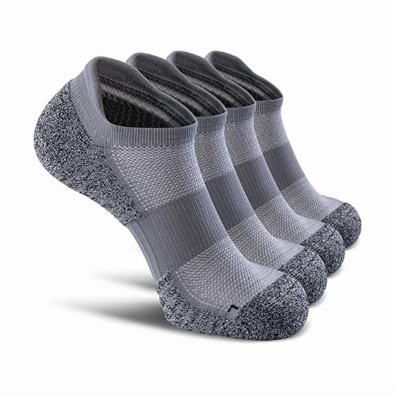 Eryueer No Show Sports Compression Socks for Men and Women Circulation 4/8 Pack