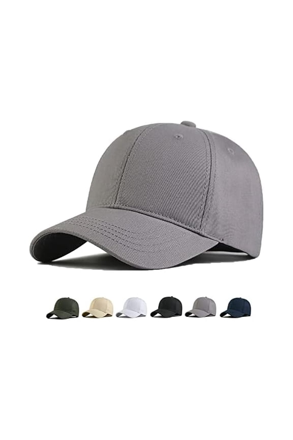 Oversize Baseball Cap XXL Big Head Hats for Men Large Head Hats Dad Hat Adjustable 23.6"-26.8"