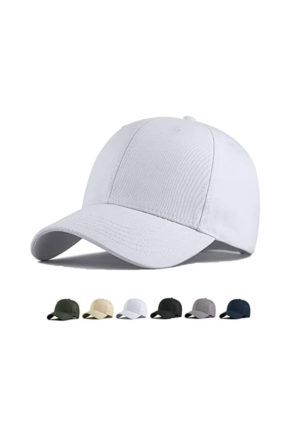 Oversize Baseball Cap XXL Big Head Hats for Men Large Head Hats Dad Hat Adjustable 23.6"-26.8"