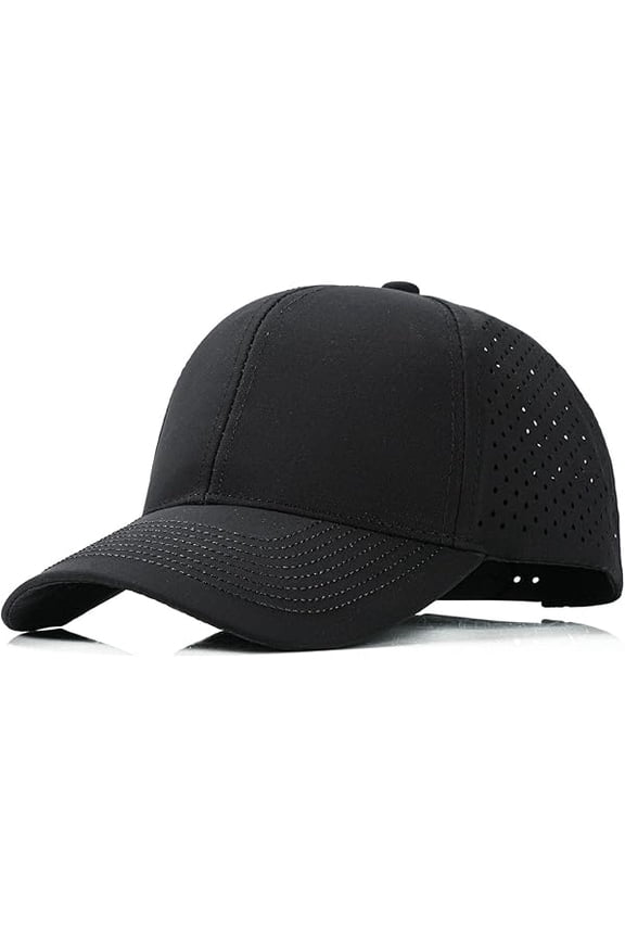 Quick Dry Trucker Hat for Men & Women, Laser Cut Mesh Baseball Cap for Outdoor Sports, Running, Workouts