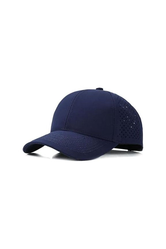 Quick Dry Trucker Hat for Men & Women, Laser Cut Mesh Baseball Cap for Outdoor Sports, Running, Workouts
