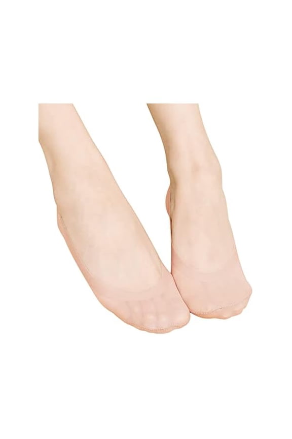 Women's No Show Socks Low Cut Liner Socks Non Slip Nylon Footies Invisible Socks for Flats