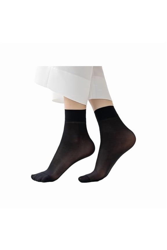 Womens 30D Ankle Nylon Sheer Socks Ankle High Tights Hosiery for Women, 12 Pairs Pack