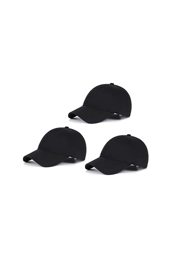 XL XXL Oversize Baseball Cap, 100% Cotton Adjustable Dad Hat for Big Heads 23.5"-25.5", Soft Crown Large Size Cap