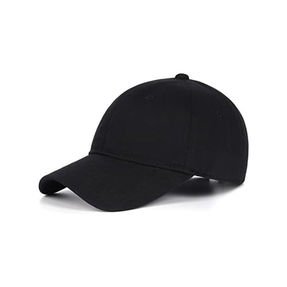 Eryueer XL XXL Oversize Baseball Cap, 100% Cotton Adjustable Dad Hat for Big Heads 23.5"-25.5", Soft Crown Large Size Cap