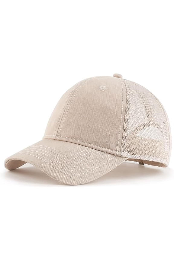 XL XXL Oversize Baseball Cap, 100% Cotton Adjustable Dad Hat for Big Heads 23.5"-25.5", Soft Crown Large Size Cap