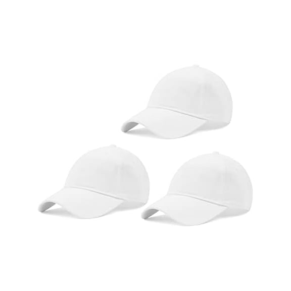 Eryueer XL XXL Oversize Baseball Cap, 100% Cotton Adjustable Dad Hat for Big Heads 23.5"-25.5", Soft Crown Large Size Cap