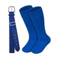 thumbnail image 1 of Eryueer Youth Baseball Socks and Belt Combo Set,Youth Softball Socks and Adjustable Baseball Belt for Boys Girls, 1 of 1