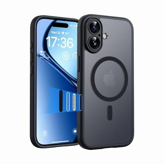 Eryueer for iPhone 17 Case with Camera Control Capture Button Compatible with Magsafe Charger Built-in Magnetic Ring Translucent Matte Phone Case for iPhone 17 6.3 inch