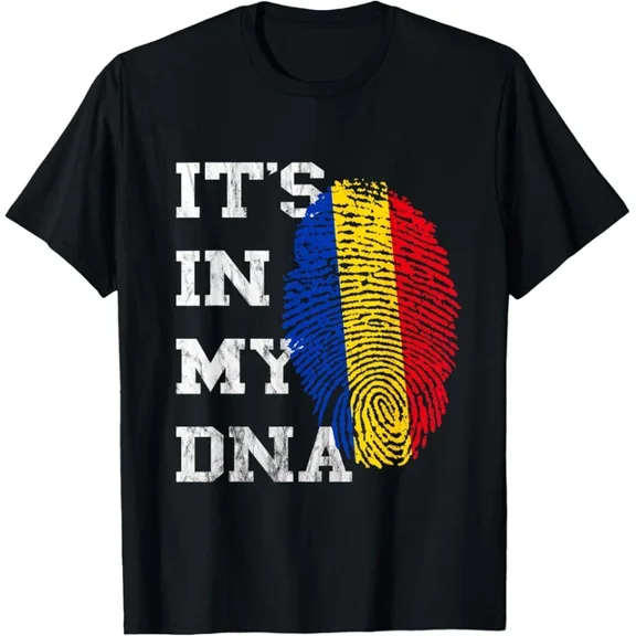 Es Ist In Meiner Dna Romania Genetics Romanian Fingerprint T-Shirt Unisex S-5XL Hot Trending Shirt, Vintage Birthday Gift