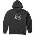 thumbnail image 1 of Es Skateboarding Men's Script Logo Pullover Fleece Hoodie Sweatshirt (Small, Black), 1 of 1