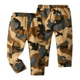 thumbnail image 1 of Esaierr 1-7Y Toddler Boys Camouflage Pants Baby Elastic Sweatpants Spring Fall Active Cargopants Cotton Trousers for Kids, 1 of 8