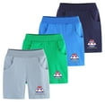 thumbnail image 1 of Esaierr 1-9T Boys Girls Cotton Shorts Summer Casual Five Trousers Unisex Elastic Waist Cartoon Short Pants for Kids Baby, 1 of 9