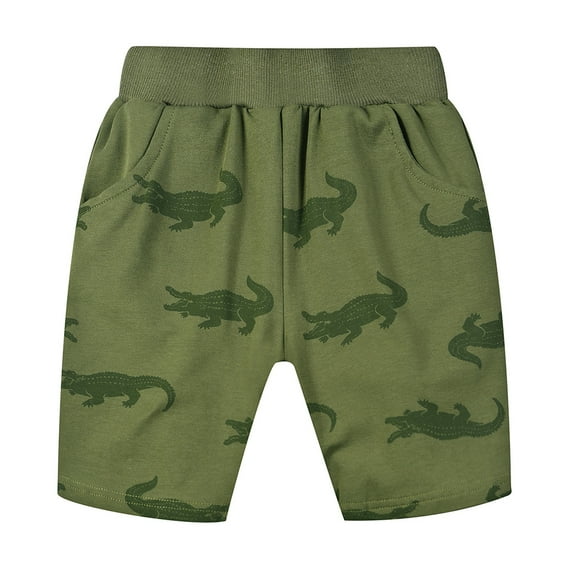 Esaierr 1-9T Boys Shorts Pants for Kids Baby Summer Short Little Boys Cotton Casual Elastic Athletic Jogger Shorts with Pockets