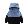 thumbnail image 1 of Esaierr 18M-7Y Boys Girls Boys Hoodie Sweatshirt for Baby Toddler Kids ,Casual Long Sleeve Hooded Clothing,Autumn Winter Hooded Sweatshirt, 1 of 6