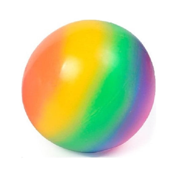 Esaierr 1PCS Rainbow Vent Ball Toys,Rebound Relief Ball Stress Relief Toys,Pinch Music Slow Rebound