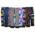 thumbnail image 1 of Esaierr 2-11 Years Girls Padded Leggings Bottoms for Children Kids,Stretch Leggings for Toddler Girls,Fleece Lined Trousers Printed Bottoms Trousers Footless, 1 of 6