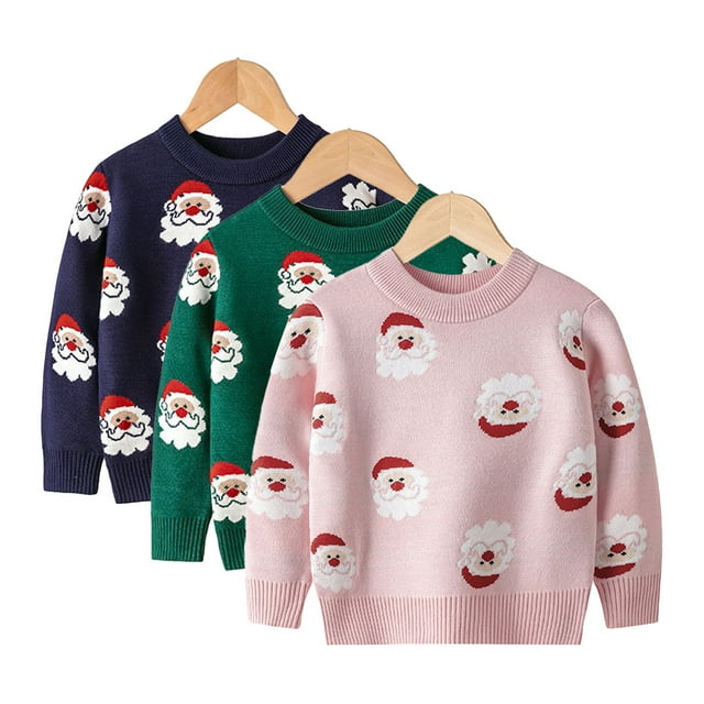 Esaierr 27 Years Girls Boys Christmas Sweater Toddler Kids Knitwear