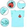 thumbnail image 1 of Esaierr 2-8Y Kids Baby Girls Soft T-Shirt Short Sleeve Tees Toddler Summer Soft Cotton TShirts Cartoon Casual T-Shirt, 1 of 7