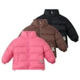 thumbnail image 1 of Esaierr 2-8Y Toddler Kids Boys Girls Puffer Outwear Winter Warm Puffer down Lightweight Water-Resistant Standing Collar Snowsuit Outfit Baby Puffer Jacket Coat for 2-8Y, 1 of 6