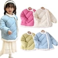 thumbnail image 1 of Esaierr 2-9T Kids Boys Girls Winter Warm Puffer Cotton Jacket for Baby Thickened down Cotton Coats Tops Toddler Lightweight Fall Winter Outerwear, 1 of 8
