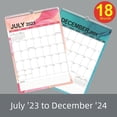 thumbnail image 1 of Esaierr 2024 English Wall Calendar Simplified Calendar Grid Notes Paper Wall Calendar Table Calendar, 1 of 4