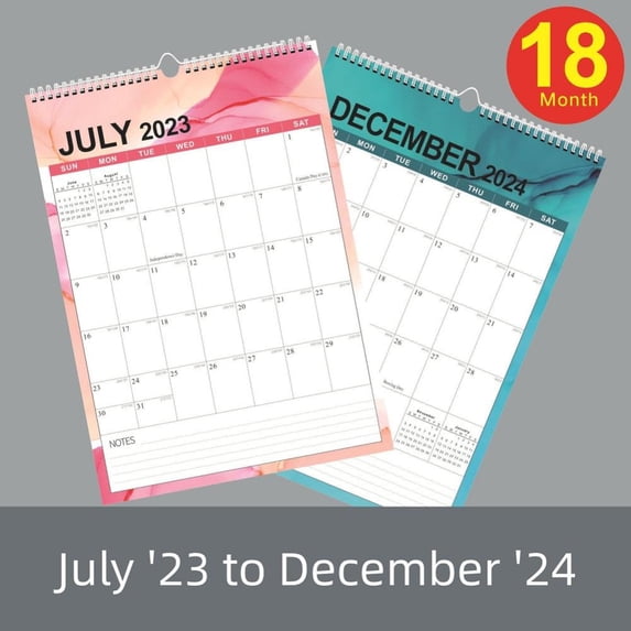 Esaierr 2024 English Wall Calendar Simplified Calendar Grid Notes Paper Wall Calendar Table Calendar