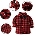 thumbnail image 1 of Esaierr 2Pcs Kids Toddler Boys Christmas Outfit,Newborn Boys Plaid Shirt Gentleman Suit Set+Bow Tie+Suspenders Set for 3M-6Y, 1 of 7