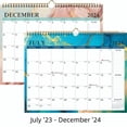 thumbnail image 1 of Esaierr 3x3x1in 2023-24 Year English Wall-Mounted Calendar Minimalist Paper Desktop Desktop Calendar, 1 of 4