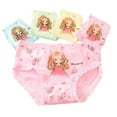 thumbnail image 1 of Esaierr 4-Pack Toddler Kids Girls Boxer Briefs Underwear Cartoon Soft Briefs Panties 2-12Y Baby Cute Comfty Briefs Panties, 1 of 6