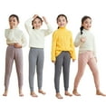 thumbnail image 1 of Esaierr 5-15Y Teenager Kids Boys Girls Winter Inner Wear Cotton Pants Uniform Bottoming Thickened Warm Cotton Trousers, 1 of 9