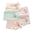 thumbnail image 1 of Esaierr 5PCS Baby Kids Girls Underwear Boxer Briefs,Cartoon Cotton Boxer Shorts,Thin Antibacterial Breathable Panties for Toddler Girls 2-12 Years, 1 of 5