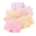 thumbnail image 1 of Esaierr 5PCS Big Kids Toddler Girls Printed Cartoon Underwear Briefs,Big Baby Girls Comfortable Skin-Friendly Soft Shorts,2-13 Years Old Shorts, 1 of 5