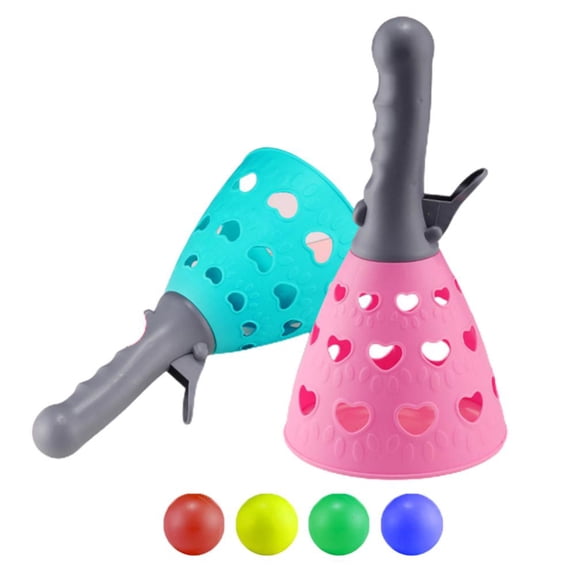 Esaierr 5x9inch Docking The Racket Indoor Game Activities For Kids, Double Fun Bounce Catch, Outdoor Toy