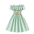 thumbnail image 1 of Esaierr 8-12T Kids Teen Girls Halter Dress A-line Dress Spaghetti Strap Dress for Little Girls Dress Sleeveless Dress, 1 of 8