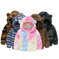 thumbnail image 1 of Esaierr 9M-5Y Newborn Todder Hooded Jacket Ear Coat Fleece Jacket for Baby Boys Girls Warm Cotton Jacket Fall Winter Cotton Coat Tops, 1 of 9
