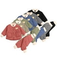 thumbnail image 1 of Esaierr Baby Boys Girls Clothes Set Toddler Cotton Jacket + Cotton Pants Outfit Long Sleeve Winter Warm Casual Set for 2PCS 1-6Y, 1 of 5